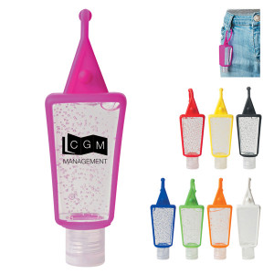 Hand Sanitizer in Silicone Holder - 30ml