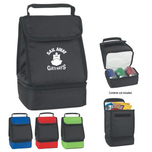 Dual Compartment Lunch Bag