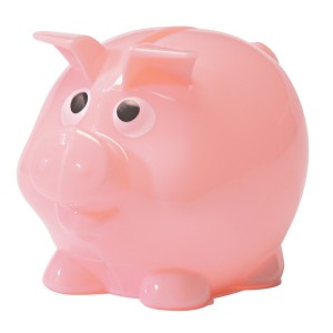 Mini Plastic Piggy Bank