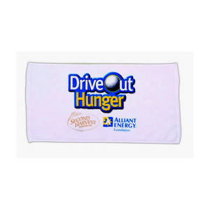 Velour Sport Towel Promotional Custom Imprinted With Logo