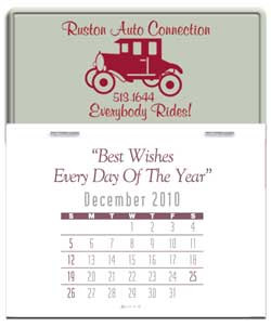 Press-N-Stick Calendar - Rectangle Promotional Custom Imprinted With Logo