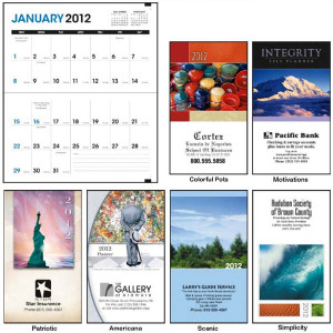 Colorful Impressions Monthly Pocket Planner Promotional Custom Imprinted With Lo