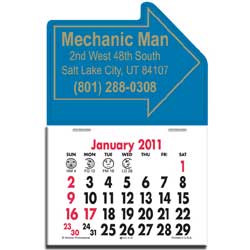 Press-N-Stick Calendar - Arrow Promotional Custom Imprinted With Logo