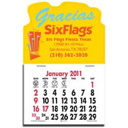 Press-N-Stick Calendar - Gracias Promotional Custom Imprinted With Logo