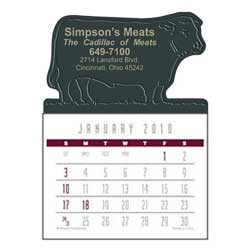 Press-N-Stick Calendar - Bull2 Promotional Custom Imprinted With Logo