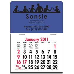 Press-N-Stick Calendar - Bar Promotional Custom Imprinted With Logo