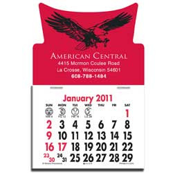 ress-N-Stick Calendar - Eagle Promotional Custom Imprinted With Logo