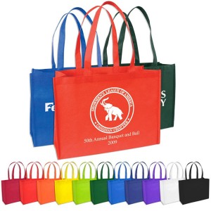 Recycled Custom Shopping Tote Bag - In Many Colors