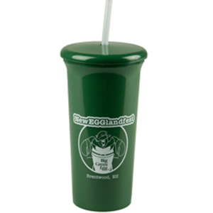 Recycled 32 oz. Sipper Cup with Straw Lip Promotional Custom Imprinted With Logo