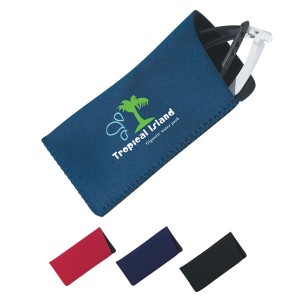 Neoprene Eyeglass/Sunglass Case Promotional Custom Imprinted With Logo
