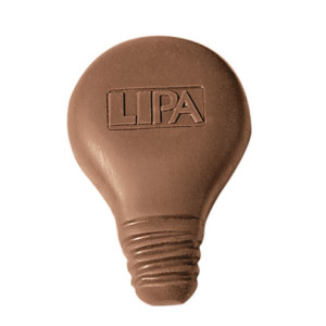 1 oz Custom Chocolate Light Bulb