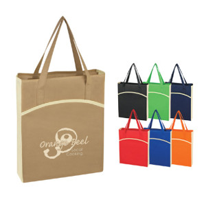Non Woven Crescent Tote Bag