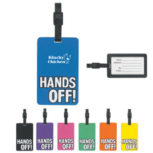 Hands Off! Luggage Tag