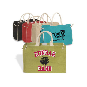 Bermuda Tote - Jute and Cotton - Large