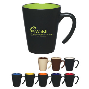 9 oz. Aztec Open Handle Mug Promotional Custom Imprinted