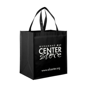 Non-Woven Laminated Tote Bag - 13x10x15 Promotional Custom Imprinted With Logo