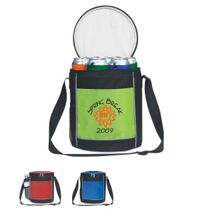 Round Kooler Bag Promotional Custom Imprinted With Logo