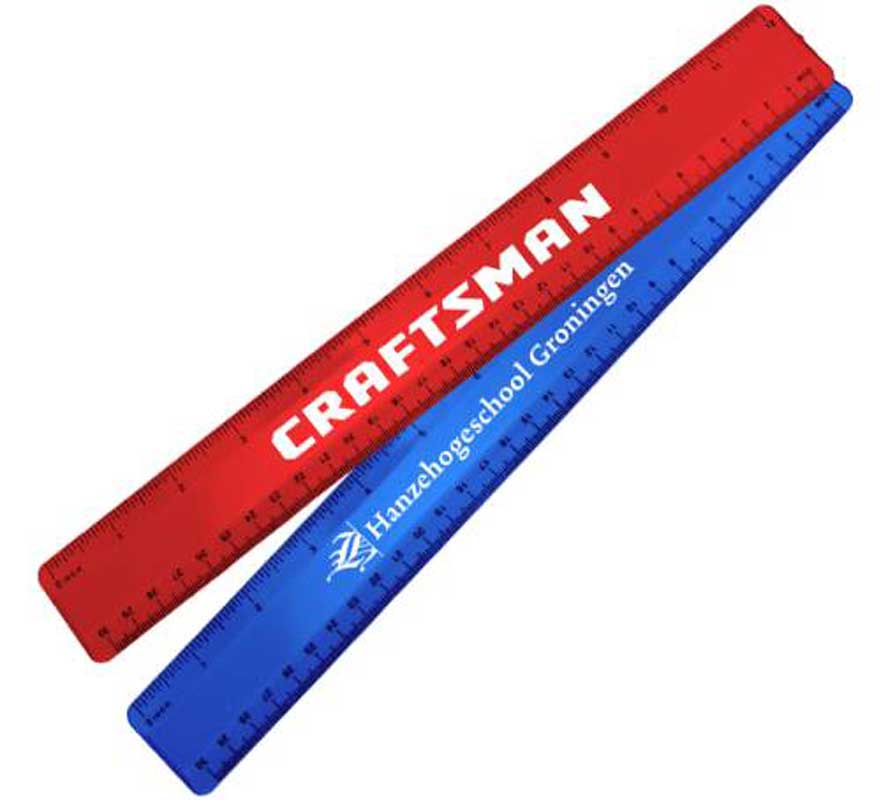 12 inch Acrylic Ruler with Custom Imprint 4AllPromos