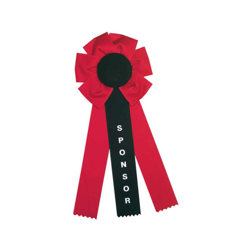 Customized Satin Rosette Ribbon 4AllPromos
