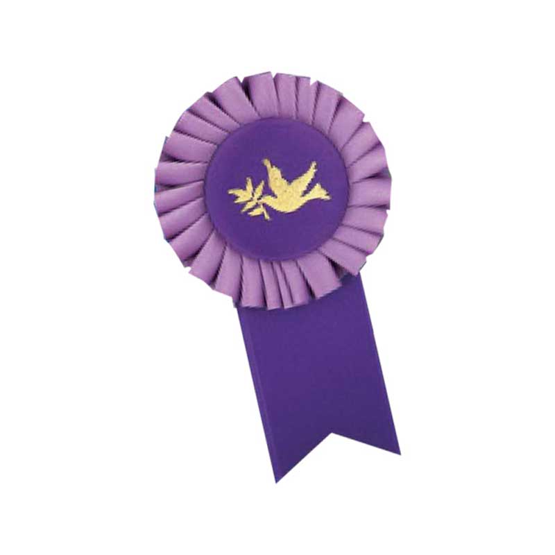 Small Custom Satin Rosette Ribbon 4AllPromos