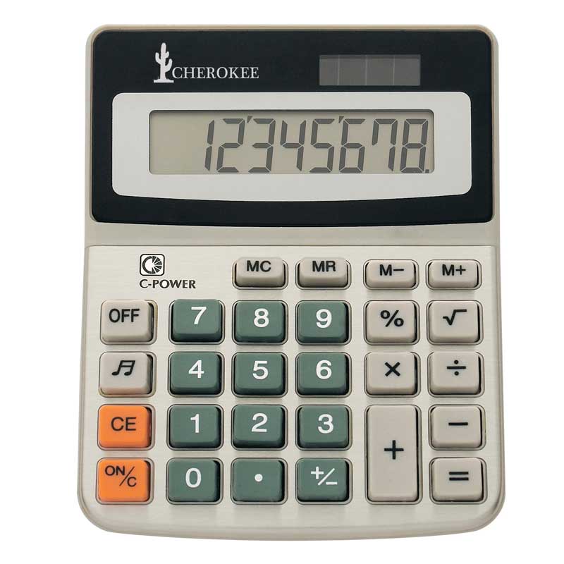 Color Imprinted Solar Powered Calculator 4AllPromos