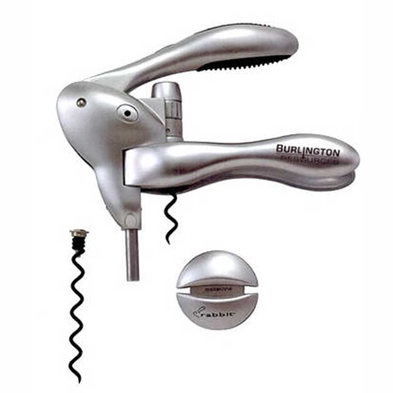 Rabbit Corkscrew with Custom Engraved Imprint 4AllPromos