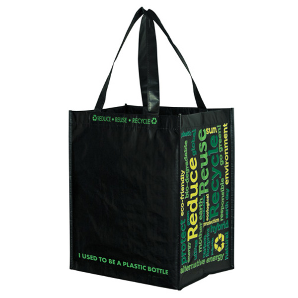 Fully Recycled Laminated Grocery Bags-Promotional | 4AllPromos