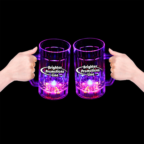 Light Up Beer Mug with Large Imprint 4AllPromos