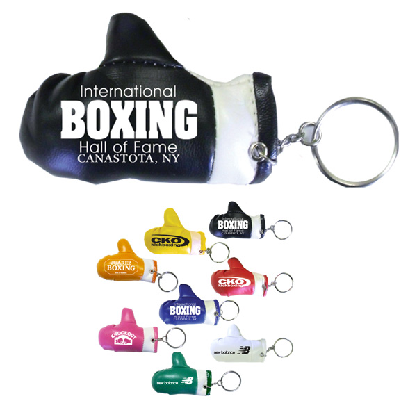 Polyurethane Boxing KeyChain Custom Logo 4AllPromos