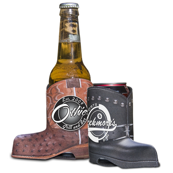 Boot Drink Holder Full Color Imprint 4AllPromos