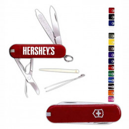 Victorinox Classic Swiss Army Knife Promotional Custom Imprinted With Logo Victorinox Classic Swiss Army Knife Promotional Custom Imprinted With Logo