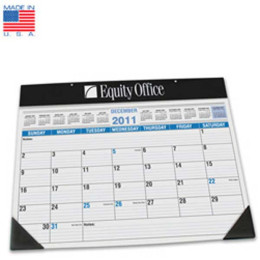 Full Size Desktop Planner 17" x 22" Promotional Custom Imprinted With Logo