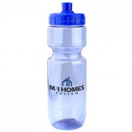 Translucent 22 oz Bike Bottles - push/pull lid Promotional Custom
