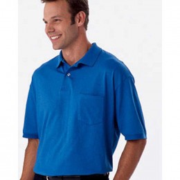 Hanes Stedman 50/50 Sport Shirt with Pocket - Color Promotional Custom Imprinted With Logo