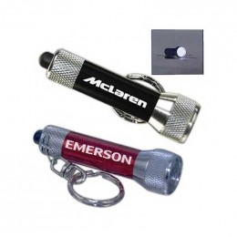 Super Bright LED Flashlight Promotional Custom Imprinted With Logo