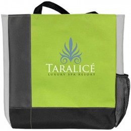 Color Strike Tote Bag Promotional Custom Imprinted With Logo