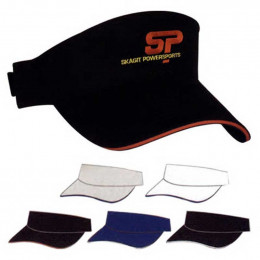 Embroidered Sandwich Visor Promotional Custom Imprinted With Logo