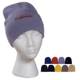 Knit Beanie Cap Promotional Custom Imprinted With Logo