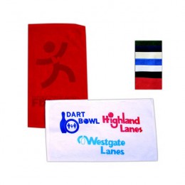 Velour Finger Tip Towel Promotional Custom Imprinted With Logo Velour Finger Tip Towel Promotional Custom Imprinted With Logo