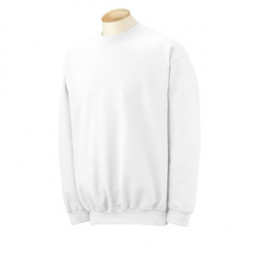 Gildan Ultra Blend Crew Neck Sweatshirt - White Promotional Custom Imprinted With Logo Gildan Ultra Blend Crew Neck Sweatshirt - White Promotional Custom Imprinted With Logo