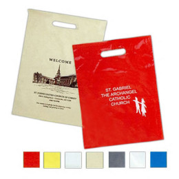 9" x 13" Die Cut Bag Promotional Custom Imprinted With Logo