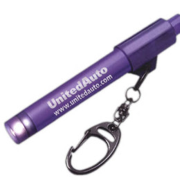 Adva-Lite Click-It Key-Ring-Light Promotional Custom Imprinted With Logo