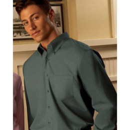 Van Heusen Solid Silky Poplin Promotional Custom Imprinted With Logo