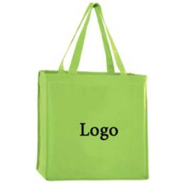 Non-Woven Recycled Grocery Bag Promotional Custom Imprinted With Logo