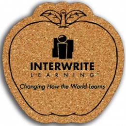 Apple - All Natural Cork Coaster Promotional Custom Imprinted With Logo Apple - All Natural Cork Coaster Promotional Custom Imprinted With Logo