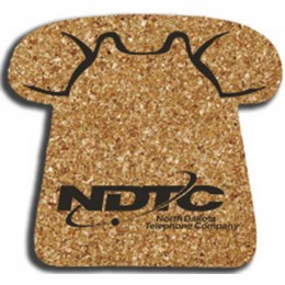 Telephone - King Size Cork Coaster Promotional Custom Imprinted With Logo Telephone - King Size Cork Coaster Promotional Custom Imprinted With Logo