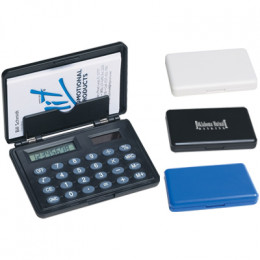 Business Card Holder Calculator Promotional Custom Imprinted With Logo