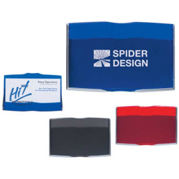 Travel Desktop Business Card Holder Promotional Custom Imprinted With Logo