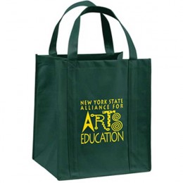 Big Thunder Heavy Duty Reusable Grocery Bag Promotional Custom Imprinted Logo