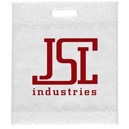 Non-Woven Die Cut Bag 13"W x 15"H x 3" Promotional Custom Imprinted With Logo